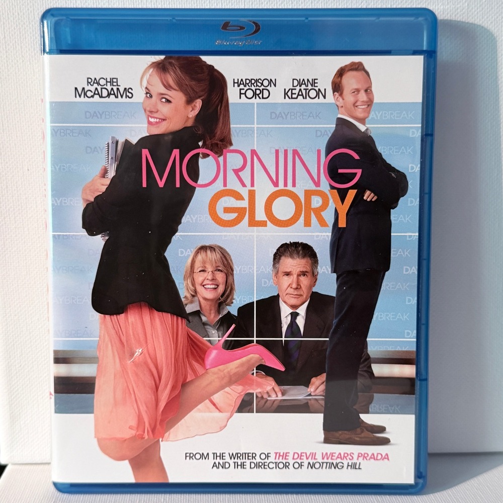 NEW Morning Glory 2010 Blu-ray PG-13 Comedy Rachel McAdams Harrison Ford Diane